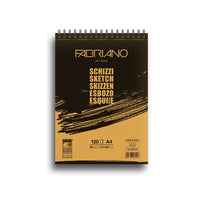 Blocco per schizzi FABRIANO SKETCH con rilegatura a spirale | dimensioni diverse