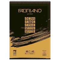 Blocco per schizzi FABRIANO SKETCH con rilegatura a spirale | dimensioni diverse