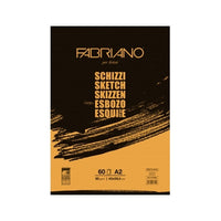 Blocco per schizzi FABRIANO SKETCH incollato | dimensioni diverse