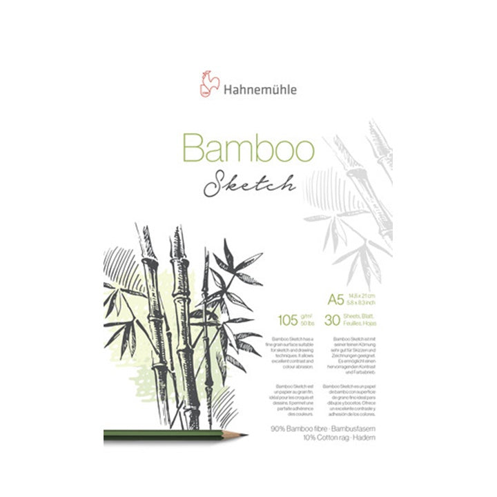 Blocco per schizzi HAHNEMÜHLE BAMBOO SKETCH | dimensioni diverse