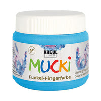 Colori a dita lucidi 150 ml MUCKI – MUCKI Diamond blue