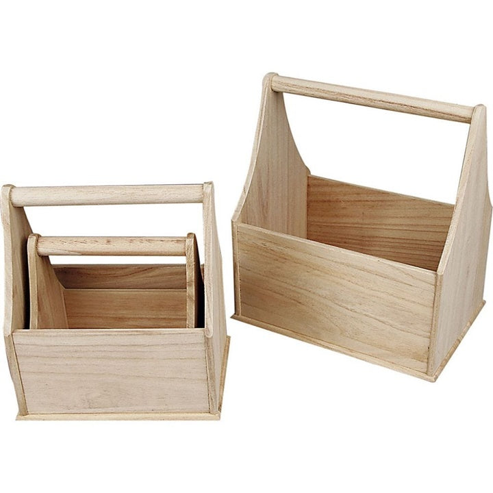 Bottiglie in legno per bottiglie 3 pezzi