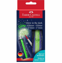 Brillantini fosforescenti per acquerelli 2 x 12 ml