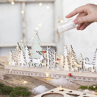 Calendario dell'Avvento in legno - conto alla rovescia 40 cm — immagine 2