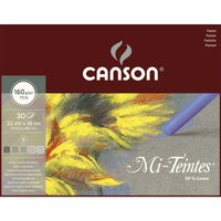 Canson Mi-Teintes blocco incollato per pastello 160 g/m² 30 fogli 32 x 41 cm Grey