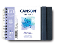 CANSON Montval blocco per acquerello CP 300 g/m² 48 fogli A5 copertina rigida