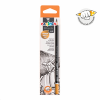 Carioca matita triangolare Black, 12 pz – 0/2B