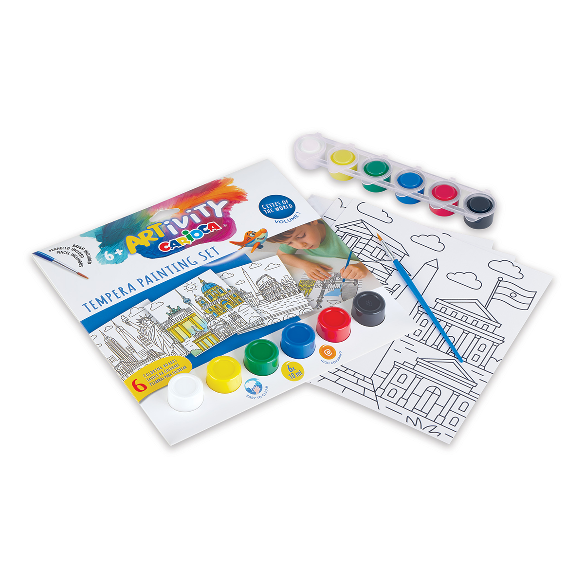 Carioca set da pittura con tempere ARTivity Grandi Città
