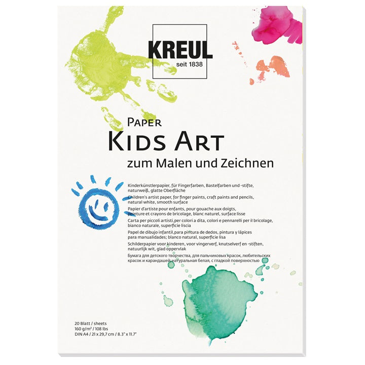 Carta artistica per bambini KREUL - 20 fogli - scegli | formati diversi