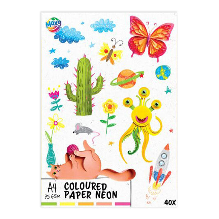 Carta colorata neon A4 Mix