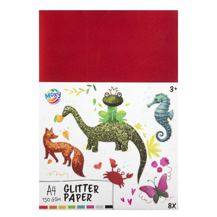 Carta colorata scintillante A4