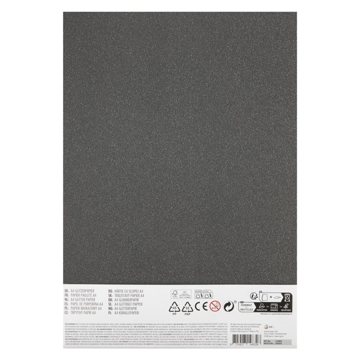 Carta colorata scintillante A4