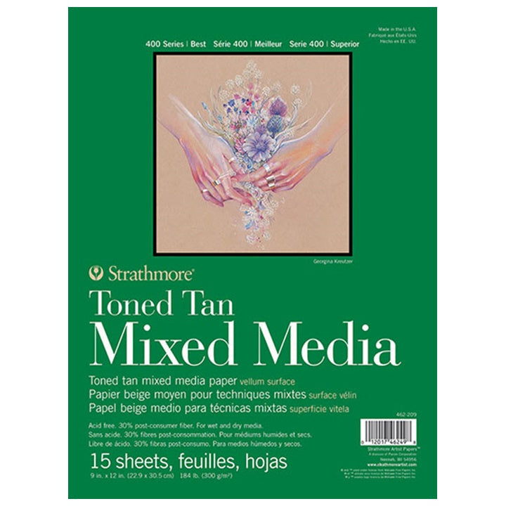 Carta colorata Strathmore  Mixed media Tan | selezionare le dimensioni