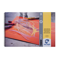Carta colorata Van Gogh Earth Red - scegli | formati diversi