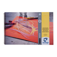 Carta colorata Van Gogh Earth Red - scegli | formati diversi
