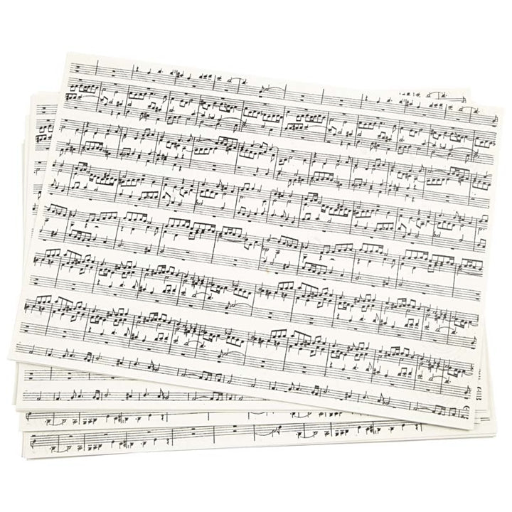 Carta creativa con stampa musicale A4