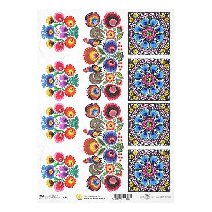 Carta di riso A4 ITD - Folklore - R847