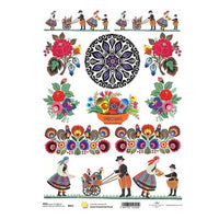 Carta di riso A4 ITD - Folklore - R853