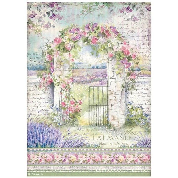 Carta di riso A4 Provence arch