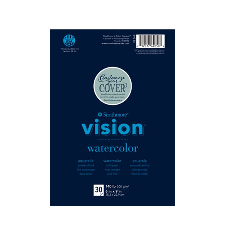 Carta per acquerello Strathmore Vision 30 foglie | misure diverse