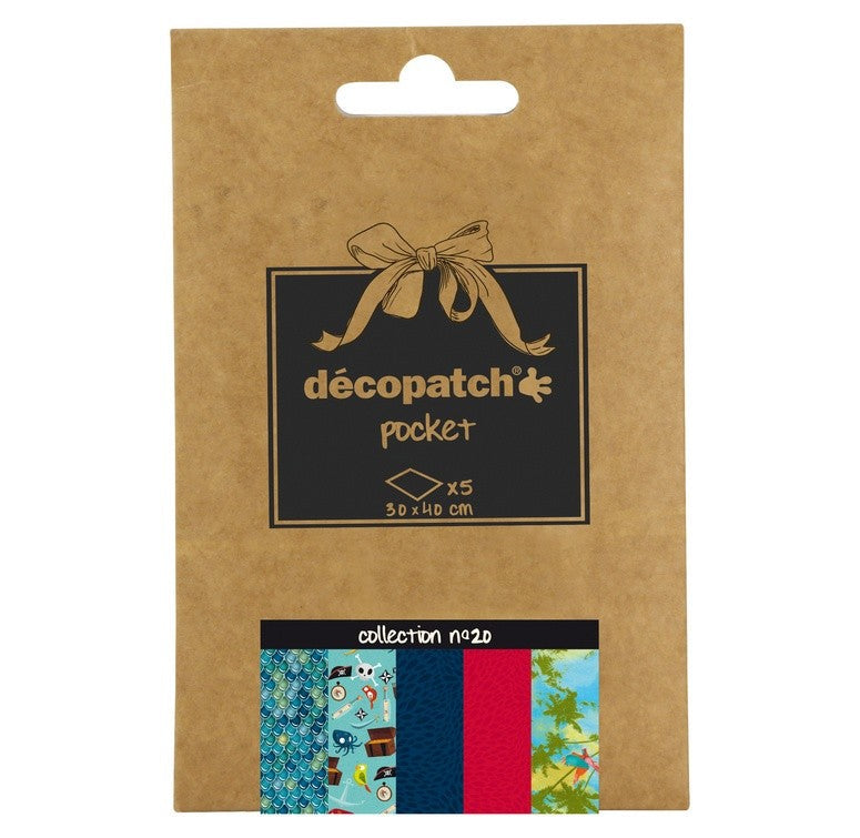 Carta per decoupage CLAIREFONTAINE Decopatch 30 x 40 cm – collezioni 6 – 20 – n. 20