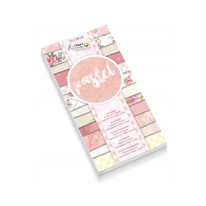 Carta per scrapbooking Craft Sensations 15x30 cm - 24 fogli | design diversi