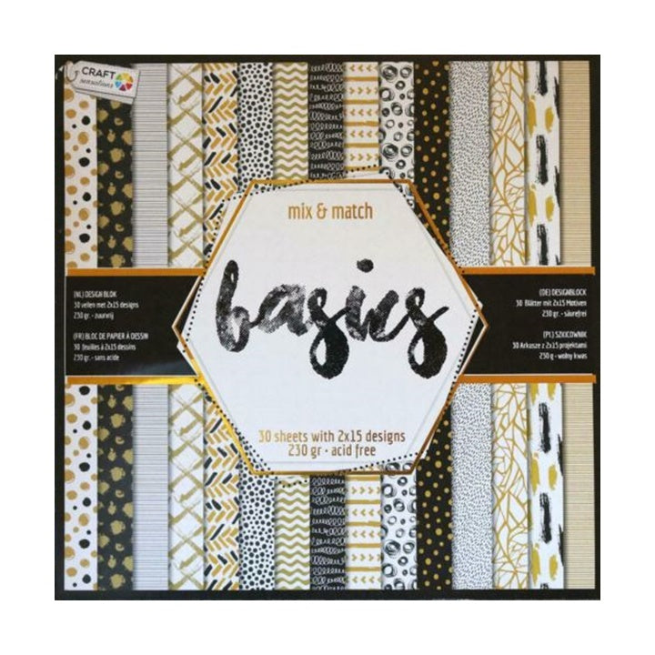 Carta per scrapbooking Craft Sensations 30.5x30.5 cm - 30 fogli | design diversi