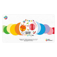 Carta pieghevole rotonda 15 cm