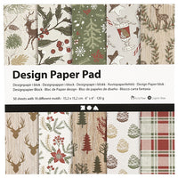 Carta scrapbooking Christmas 15,2 x 15,2 cm - 50 fogli