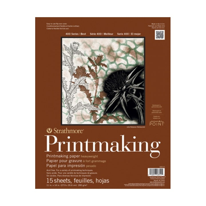 Carta Strathmore Printmaking 20 foglie - 20.3 x 25.4 cm