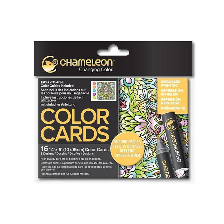 Carte da colorare Chameleon - Mirror Images 16 nr