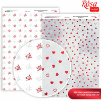Carte per scrapbooking Hearts A4