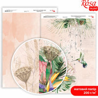 Carte per scrapbooking King Protea A4