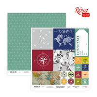 Carte per scrapbooking 30.48 x 30.48 cm Make your journey