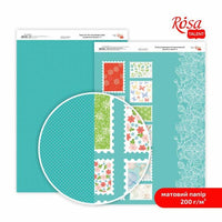 Carte per scrapbooking Tenderness flowers A4