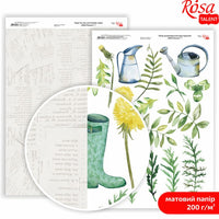 Carte per scrapbooking Wild Flowers A4