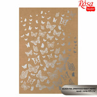 Carte per scrapbooking con elementi metallizzati A4