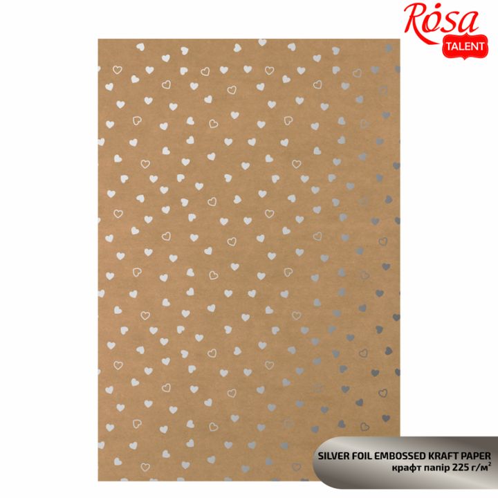 Carte per scrapbooking con elementi metallizzati A4