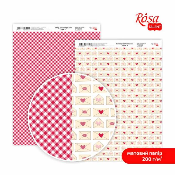 Carte per scrapbooking Love A4