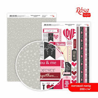 Carte per scrapbooking Love A4