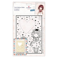 Cartella da goffratura DOCRAFTS Santoro Gorjuss Cuore 15 x 21 cm
