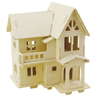 Casa con balcone - set 3D