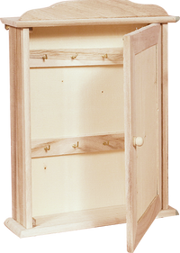 Casetta portachiavi in legno Pentart grande 18,5 x 25 x 5 cm