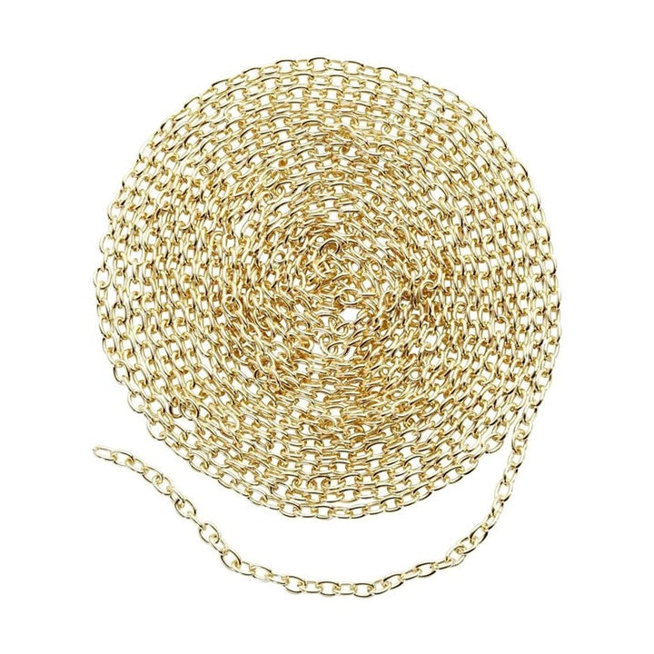 Catena per gioielli placcata oro 2 mm x 20 m