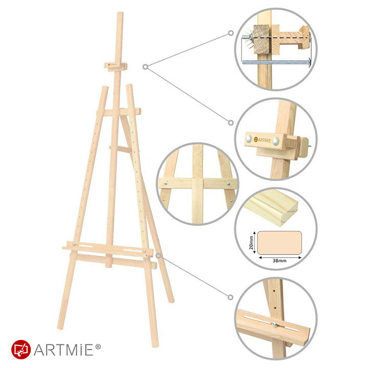 Cavalletto da studio per pittura ARTMIE Lira