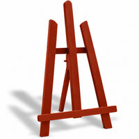 Cavalletto da tavolo ARTMIE 011M in faggio, 36 cm – Rosso