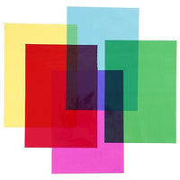 Cellophane colorato A4 - set da 100 pezzi