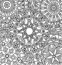 CERNIT texture polimerica 90x90 mm – mandala