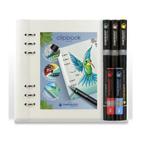 Chameleon penne con quaderno Filofax- set da 6 pezzi