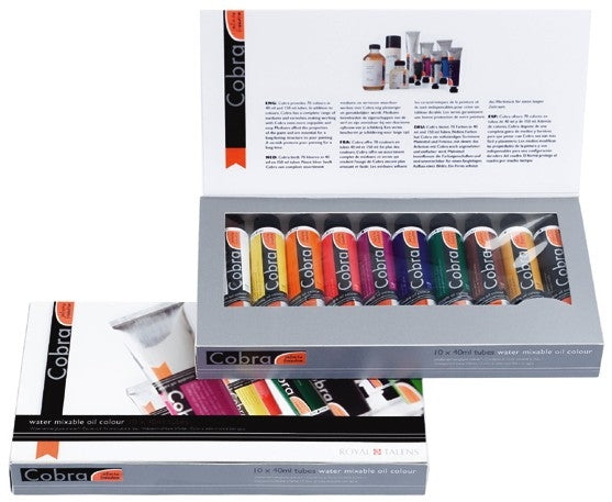 Cobra Study set di colori a olio 10x40ml